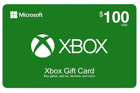 Xbox Gift Card $100 (US) – Instant Email Delivery