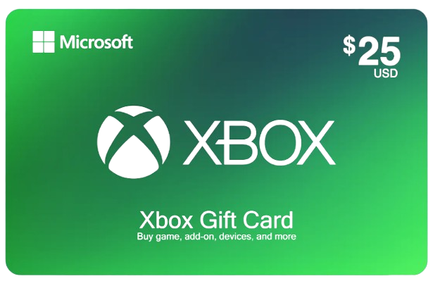 Xbox Gift Card $25 (US) – Instant Email Delivery