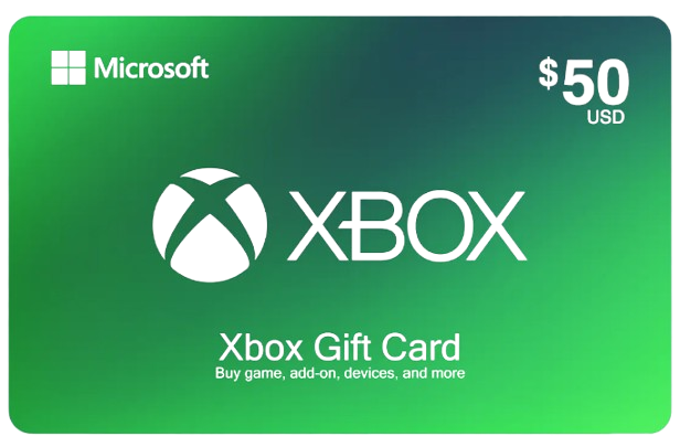 Xbox Gift Card $50 (US) – Instant Email Delivery